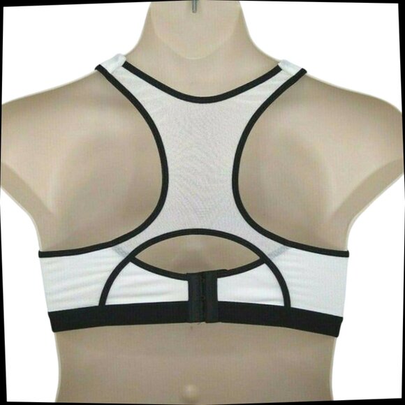 Marika Miracles Womens Bra Racer Back Uplift Sports Wire Free Size 20 White 2X - Picture 3 of 10